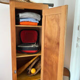 Vintage wood wardrobe