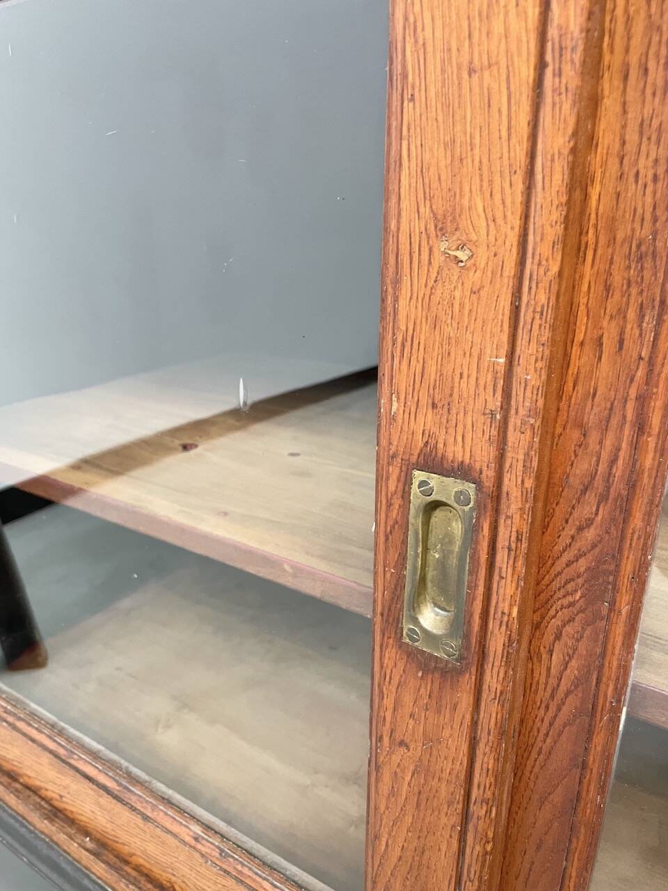 Enfilade de métier XXL chêne portes vitrées