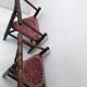 Pair of antique English triangular armchairs 1900s