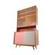 Vintage U-452 cabinet with display case and bar - Jiri Jiroutek