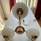 Lustre laiton opaline vintage