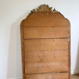 Large old Louis-Philippe shell mirror 165x97 cm