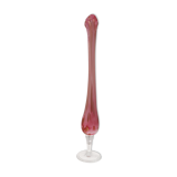 Soliflore in blown glass of art Eze