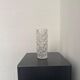 Clear decorative Vase sculpture with spikes, glass vase
