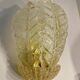 Paire d'appliques en verre de Murano et incrustations d'or Barovier Toso, Italie 1990