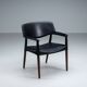 Mid-century armchair designed by Ejnar Larsen & Aksel Bender Madsen for Wil