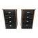 Pair of small brutalist chests of drawers in patinated fir, 20th century.