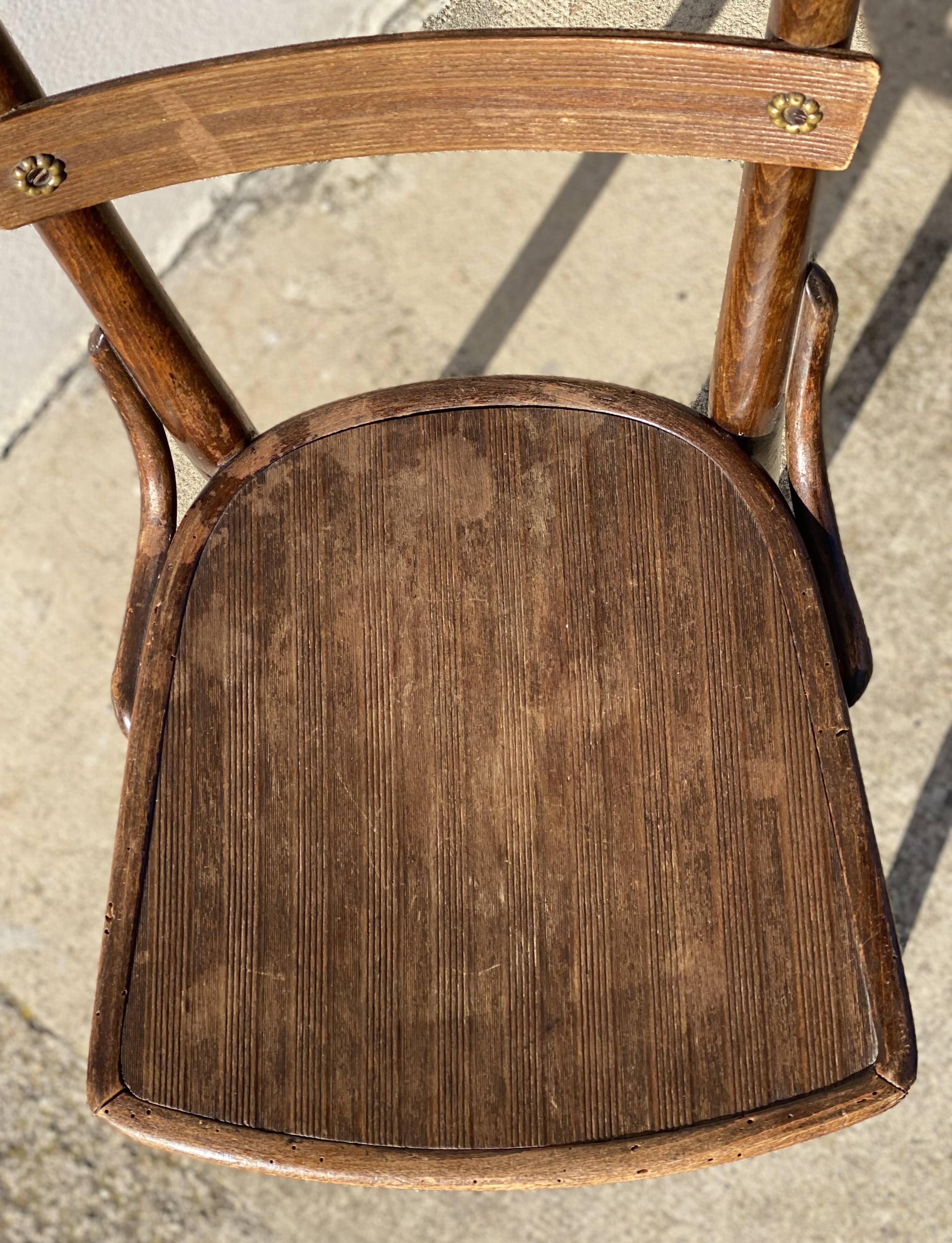 Thonet 1930 art deco bistro chair