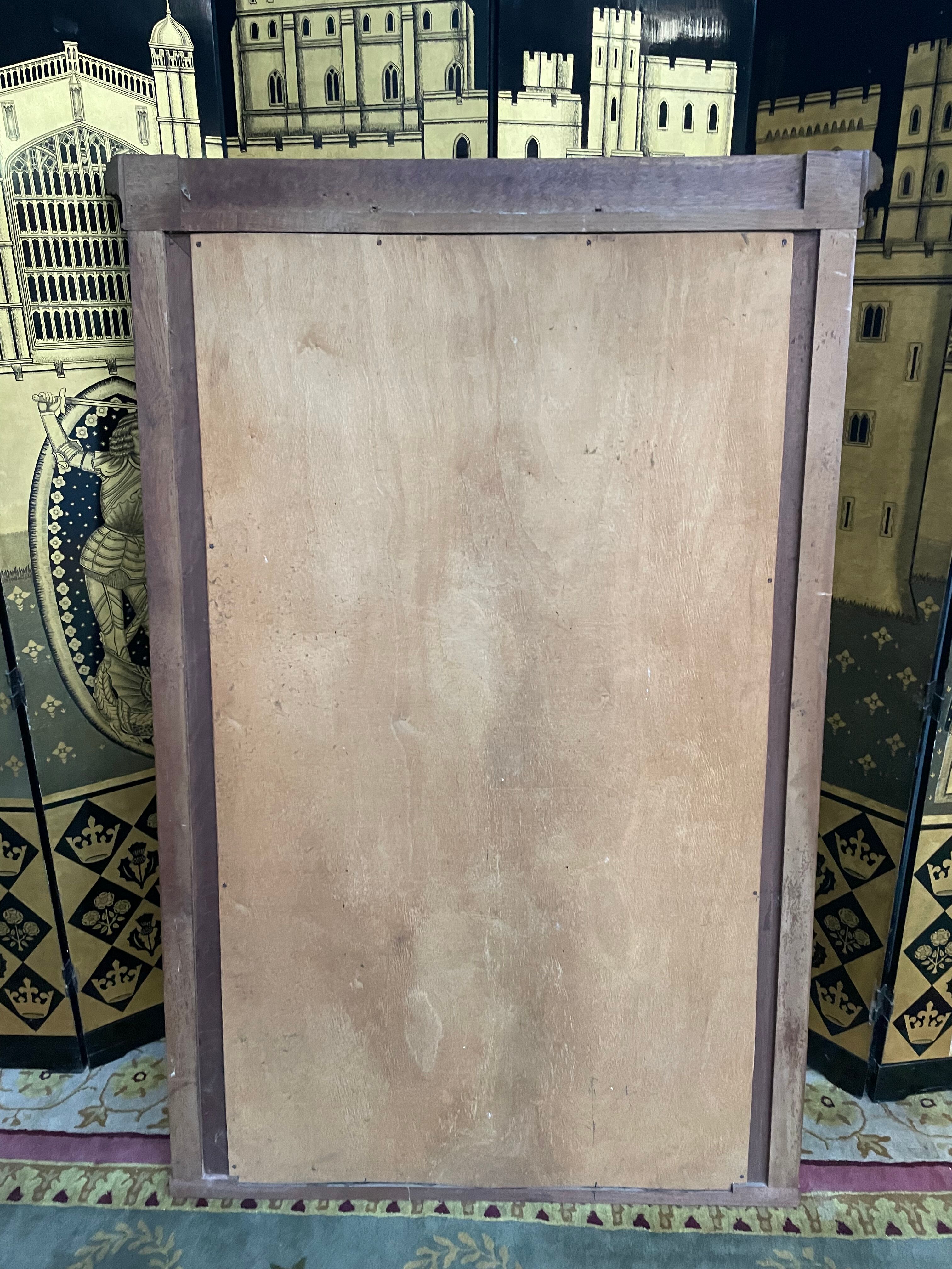 Walnut mirror Art Deco era
