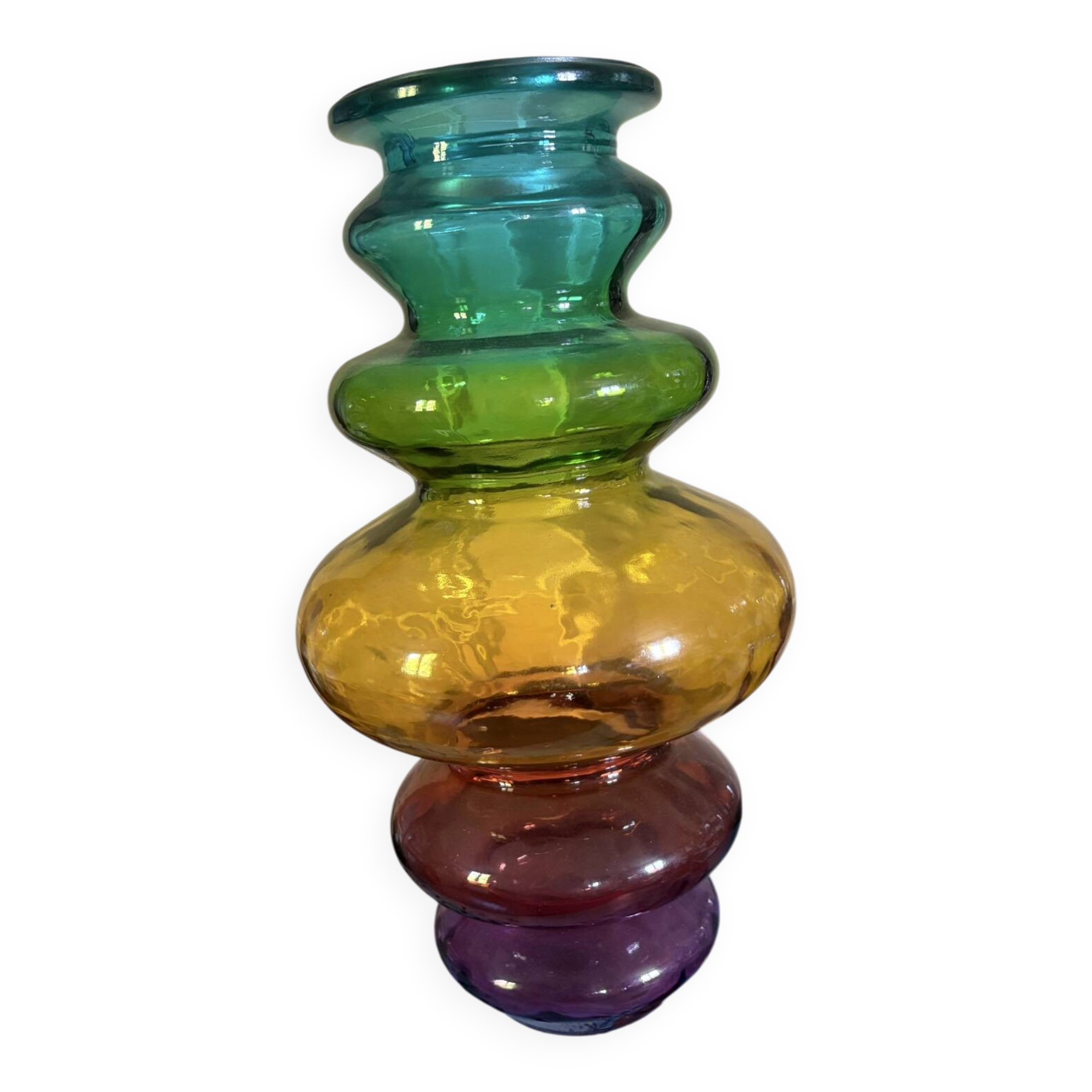 Multicoloured vase