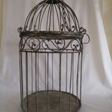 Aged metal cage