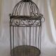 Aged metal cage