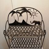 Iron floor forge decor orental