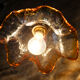 Tulip suspension in Murano glass 70s