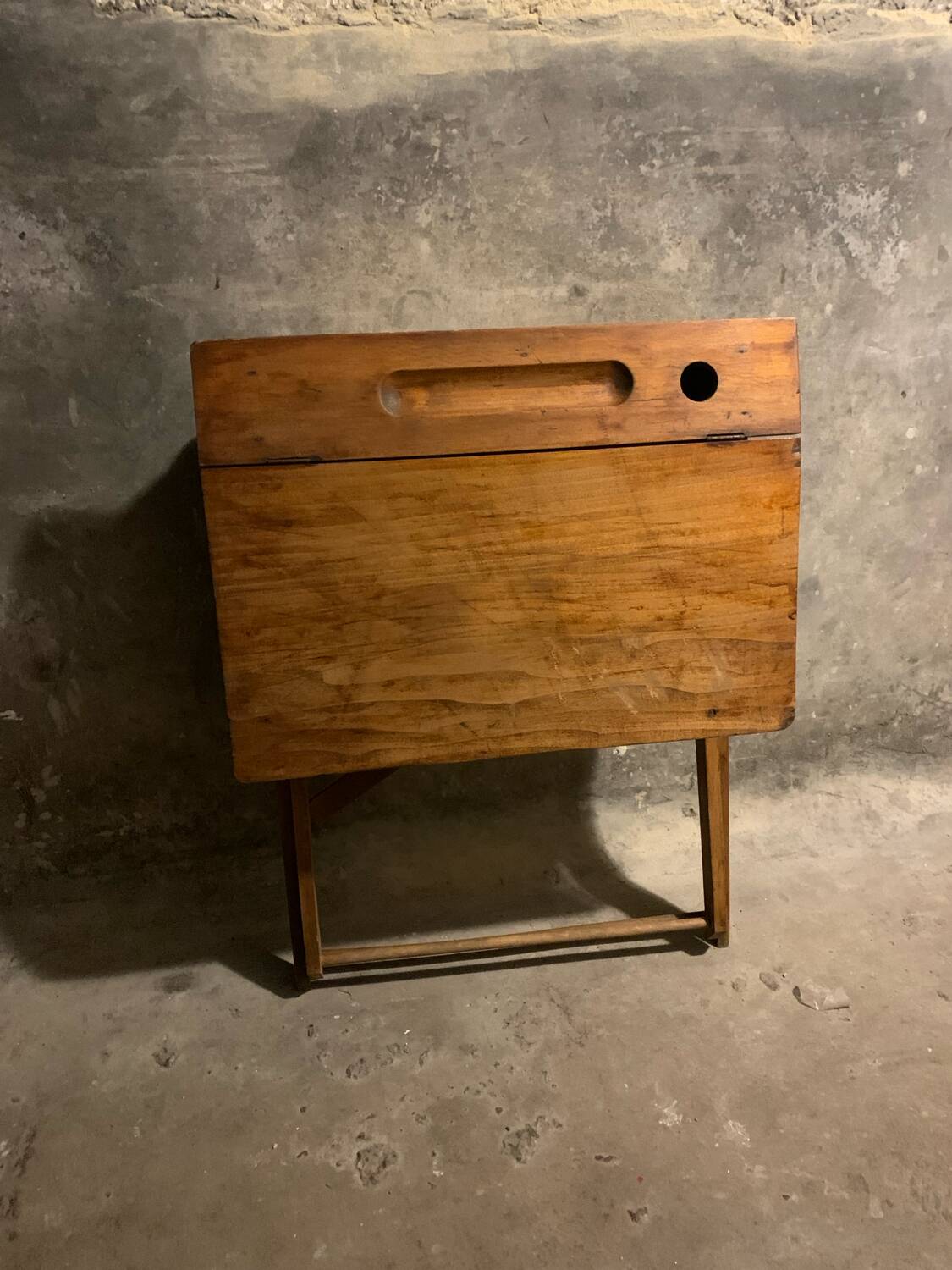 1950s folding school desk