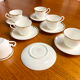 Villeroy & Boch 1960 porcelain coffee set of 6 cups and saucers