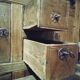 Buffet cabinet from the Louis XIV period in oak.