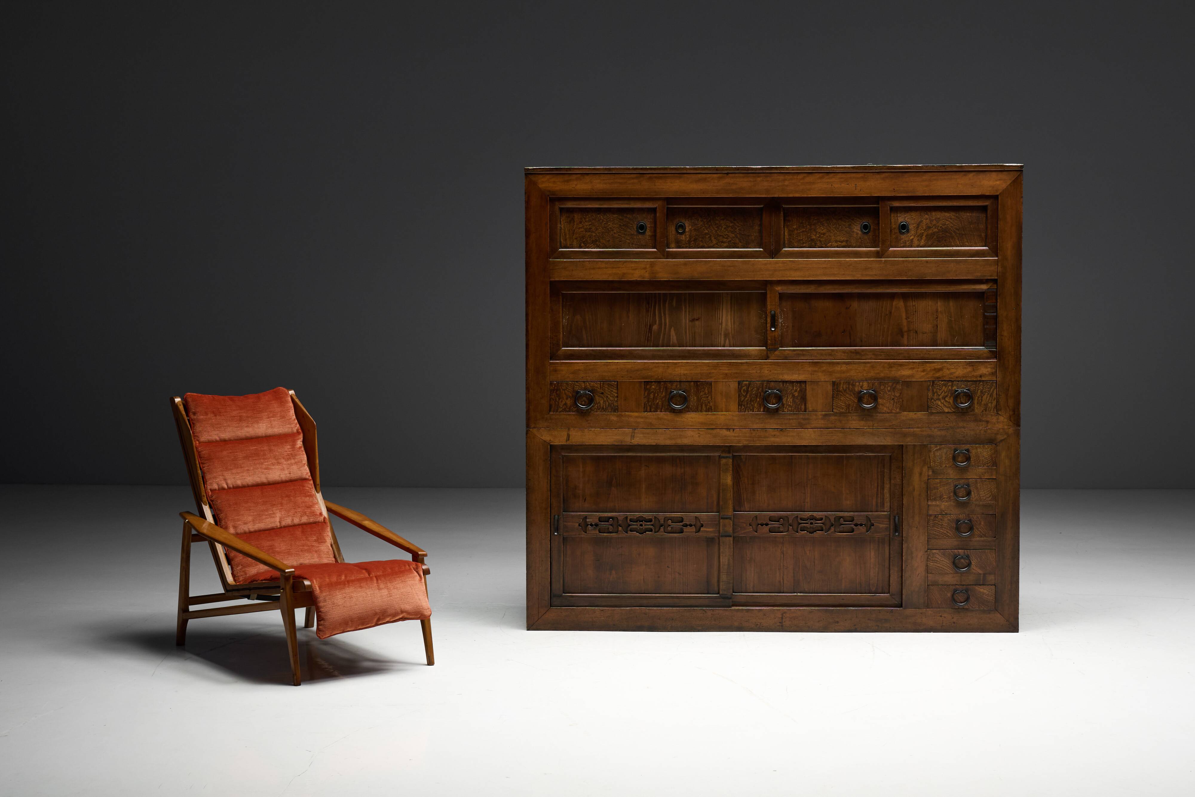 Cabinet japonais Mizuya Tansu, Japon, XIXe siècle