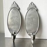Art Deco Pair of Wall Candle holders Sconces by Svenskt Tenn Josef Fra