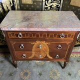 Restored Louis XVI style chest of drawers