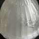 Small table lamp or Art Deco ceiling light from the 1930s in frosted glass.