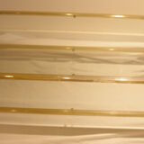 Coffee table glass and metal