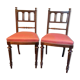 Paire de chaises en palissandre XIXe Napoléon III