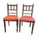 Paire de chaises en palissandre XIXe Napoléon III