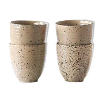 Monoprix So Ouest - 4 sandstone cups