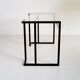Artelano, glass and metal desk, France 1980