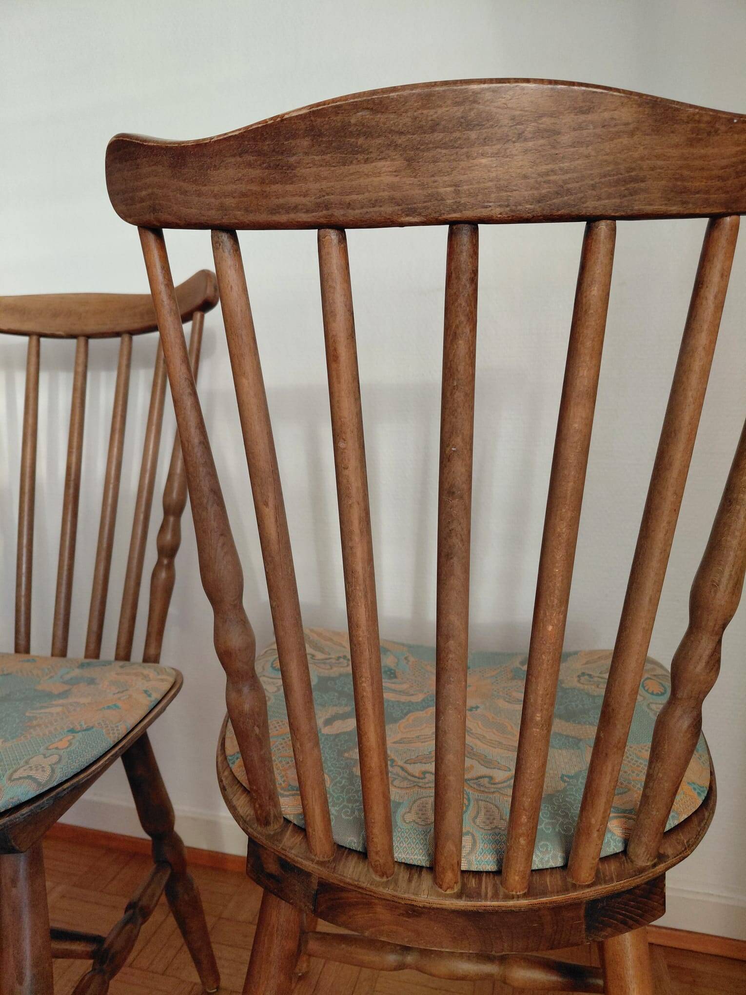 Baumann wooden bistro style chairs