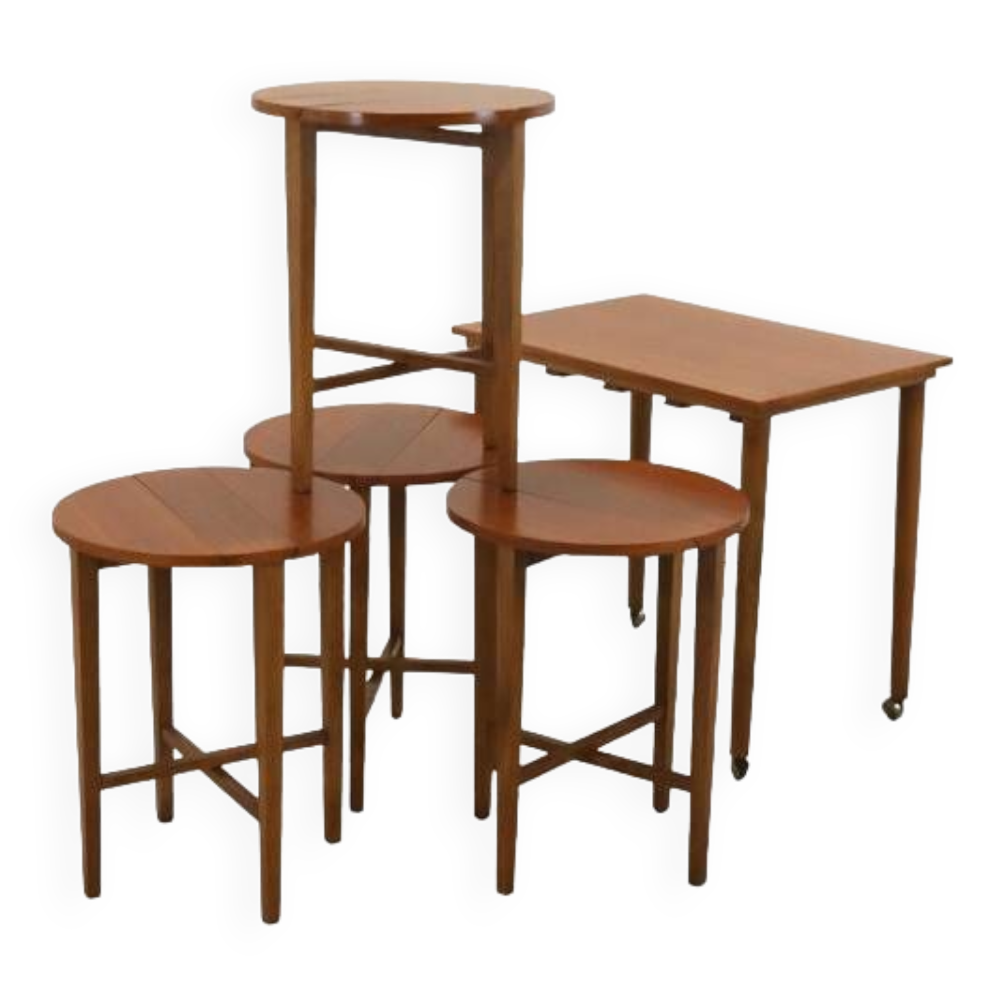 Nesting tables Poul Hundevad vintage mid century