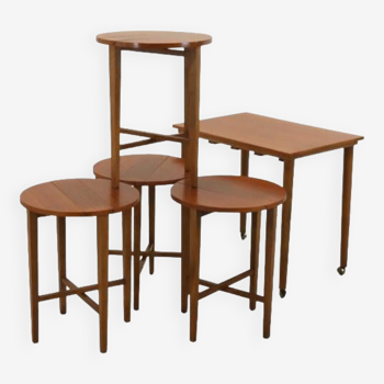 Nesting tables Poul Hundevad vintage mid century