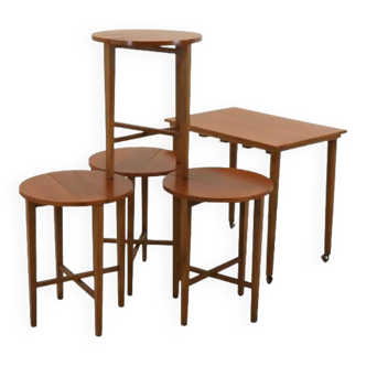 Nesting tables Poul Hundevad vintage mid century