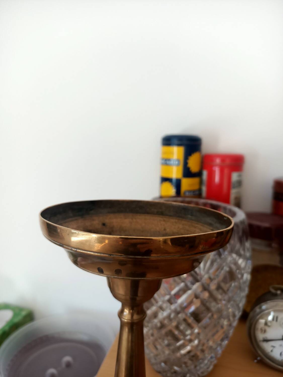 19th century copper candlestick