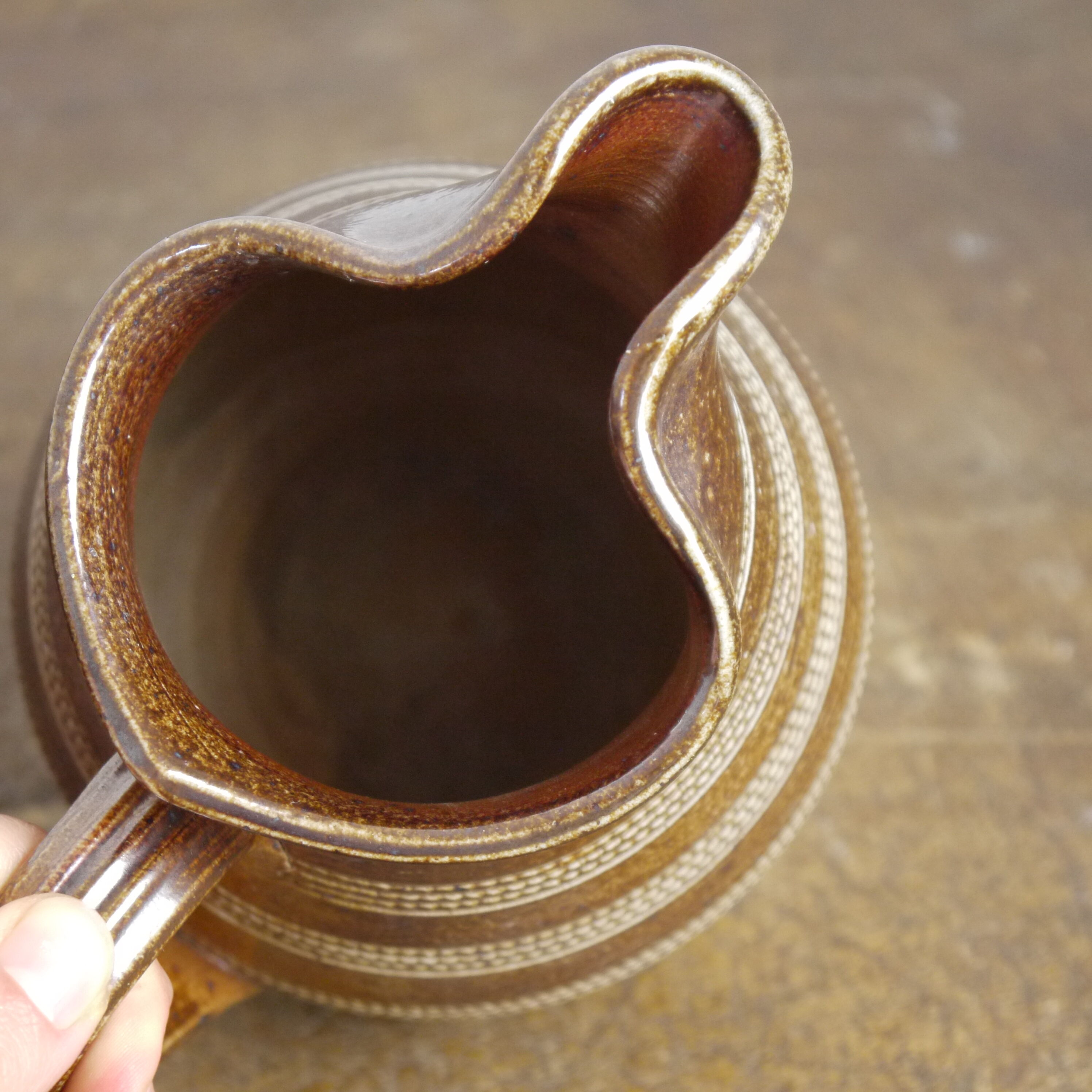 Bonny sandstone pitcher