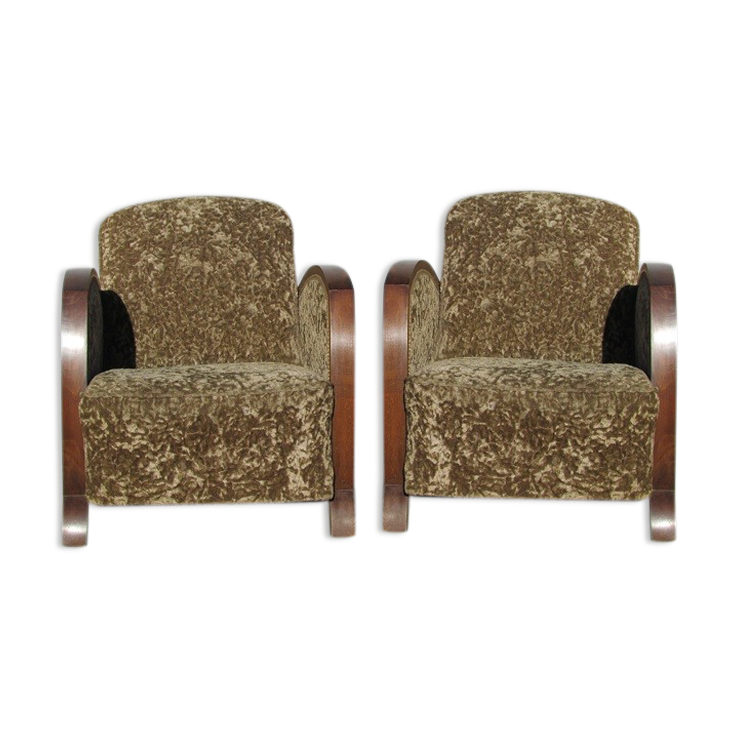 Pair of chairs art deco