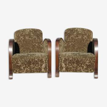 Pair of chairs art deco