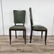 Set of 8 Art Decò oak dining chairs, 1950