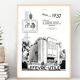 Vintage poster 30s Biscuits LU