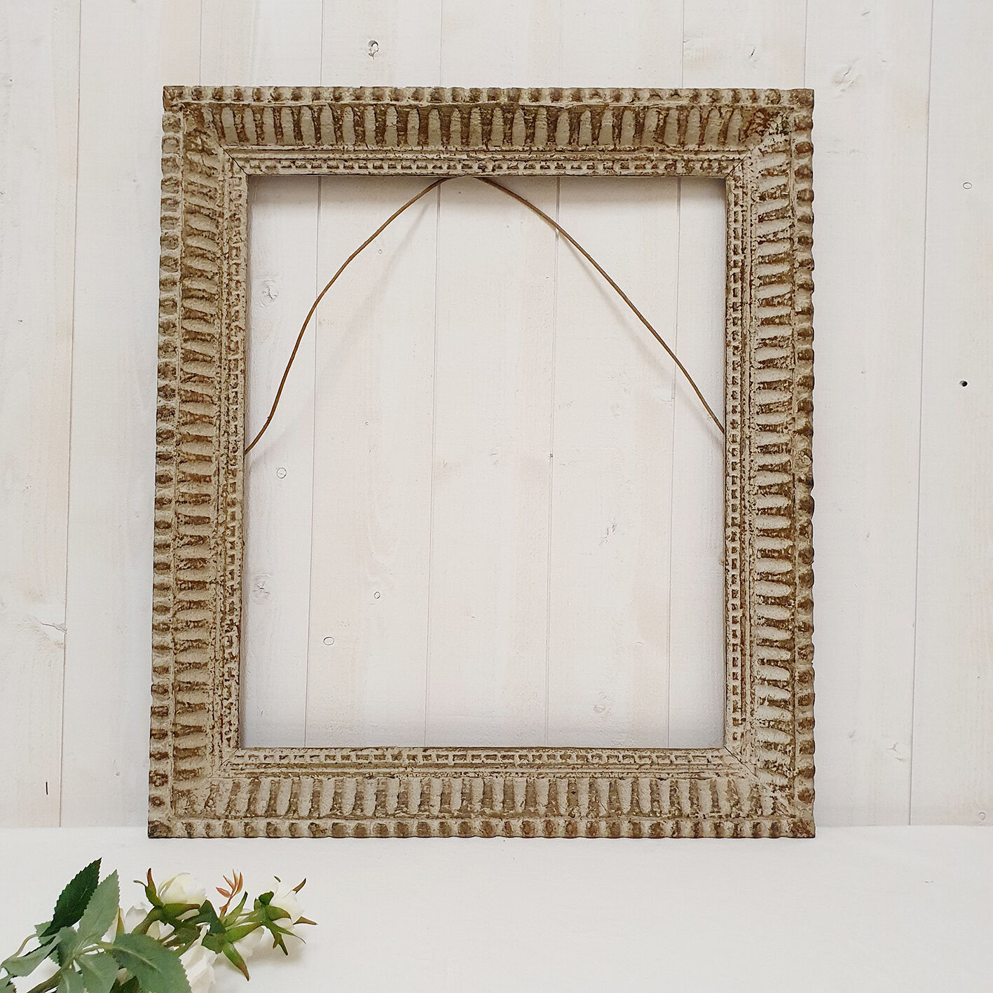 Carved wooden frame