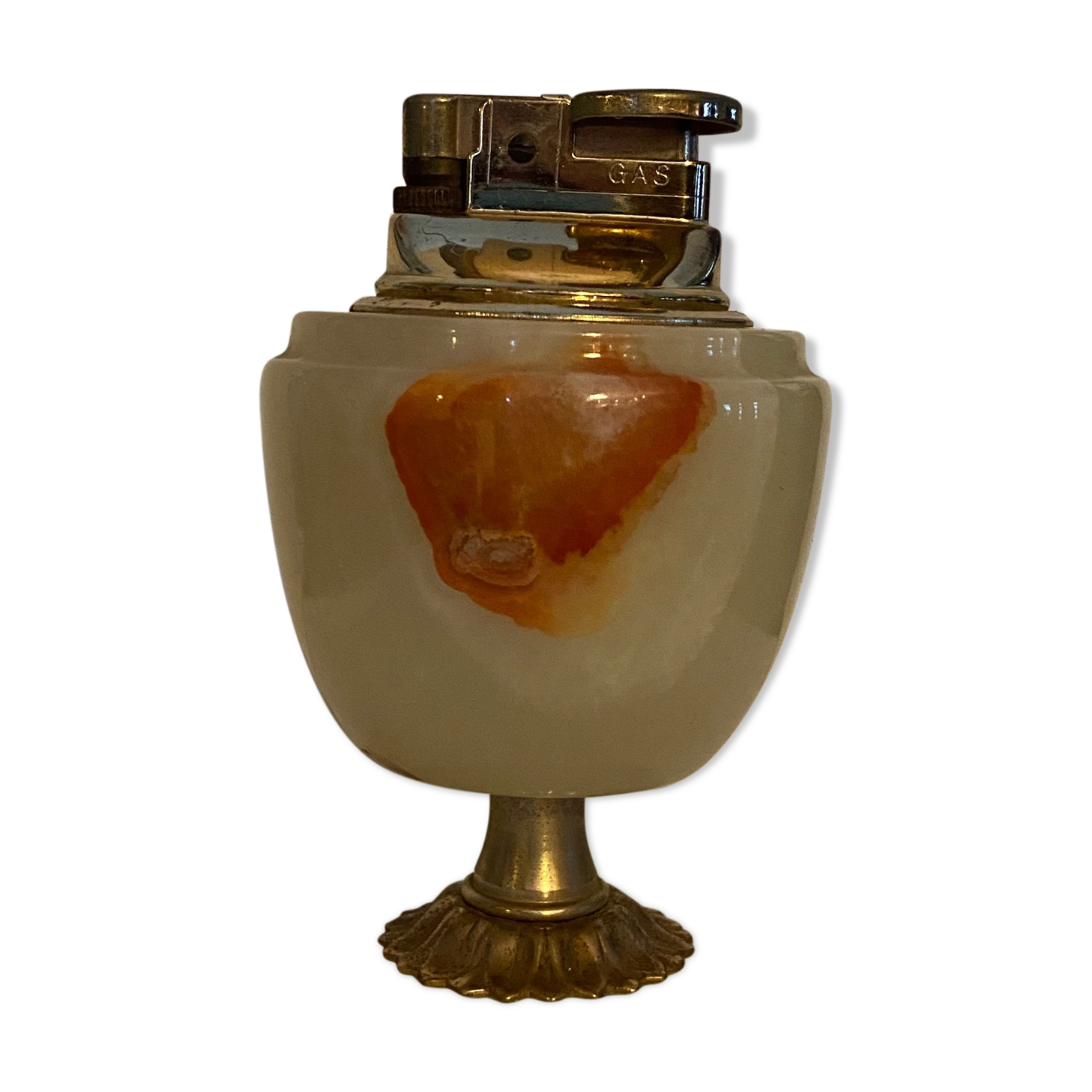 Table lighter in Onyx vintage 1960