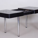 Restored Bauhaus Extendable Dining Table, Oak Veneer, Czechia, 1930s