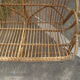 Rattan bench from the 1960s