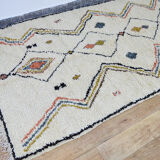 Colorful diamond Berber carpet 239 X 140 CM