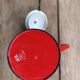 Retro enamel coffee pot