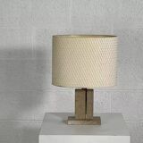 Vintage marble and brass lamp