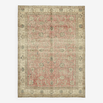 1970s 296 cm x 396 cm Beige Wool Carpet