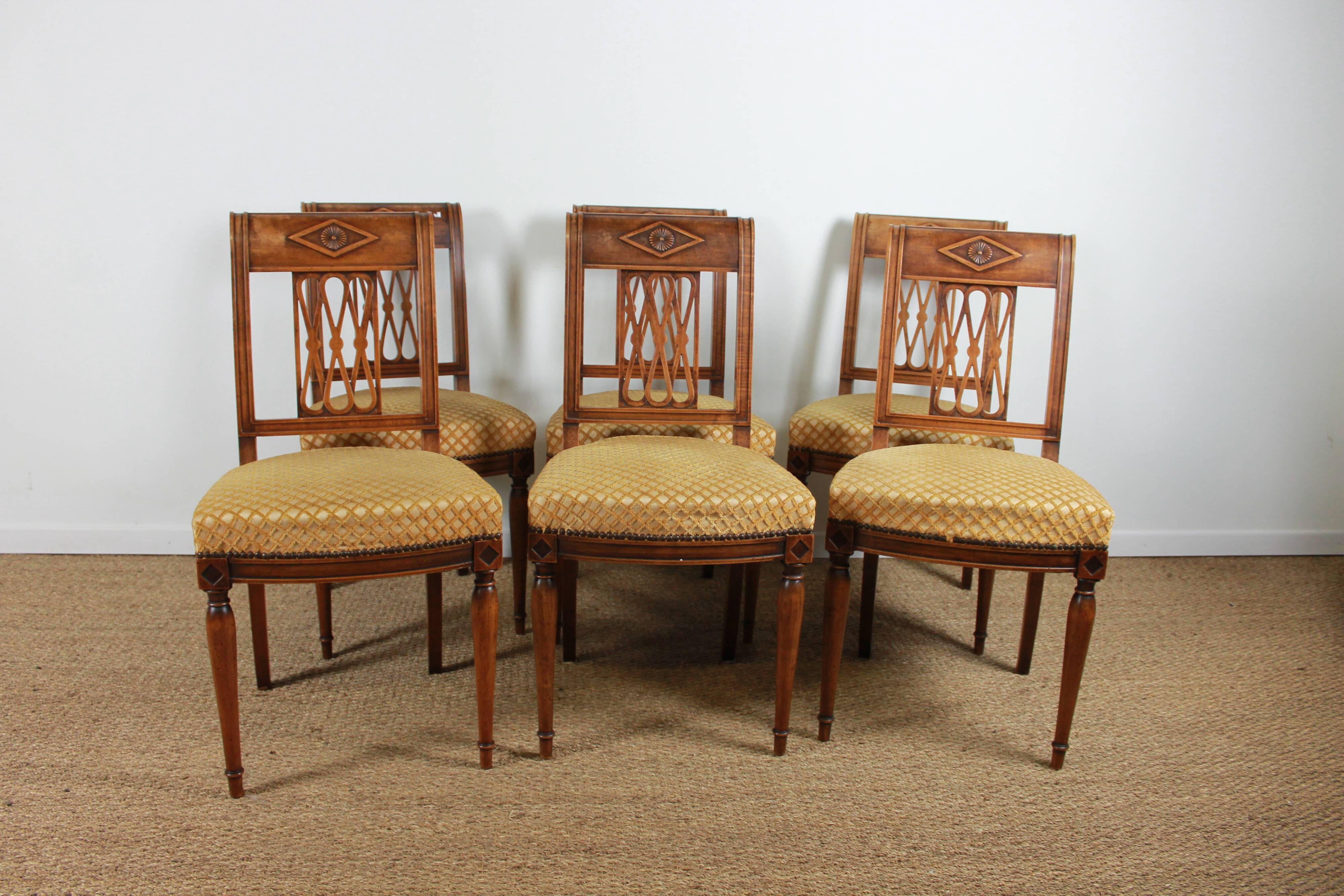 Directoire style chairs