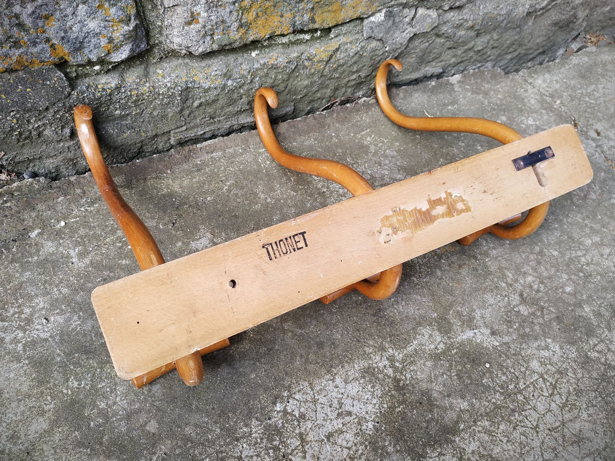 Thonet wall coat holder